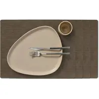 Lind DNA Tischset Square L Corduroy Nupo Caviar (4er Set)-35 x 45 cm