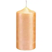 Kopschitz Kerzen Kerzen Stumpenkerzen Perlmutt Goldgelb, 250 x 70 mm, 2 Stück