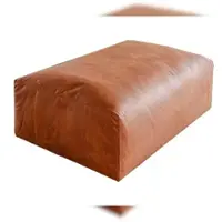 KAWOLA Sitzelement MIA Hocker Lederfaserstoff cognac