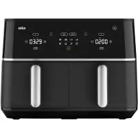 Braun TwinCook5 Heißluftfritteuse TD 5030I Schwarz TD5030I-TD5030IBK