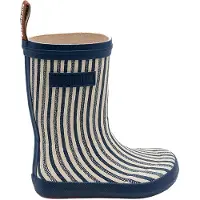 Bisgaard Gummistiefel - Barfuß - Noos - Matrosenstreifen - - 34 - Gummistiefel