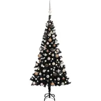 vidaXL Mads (mit 150 LEDs und roségoldenen Kugeln)