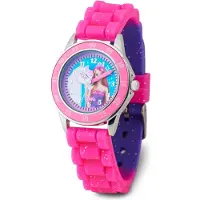 Barbie Time Teacher Dìtské hodinky Barbie a jednoroec BDT9001