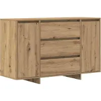 vidaXL Sideboard Artisan-Eiche 120 x 41 x 75 cm Holzwerkstoff