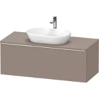Duravit D-Neo, Konsolenwaschtischunterbau wandhängend, 1200x459x550mm, 1x Auszug, mit Griff chrom, DE4949010430000