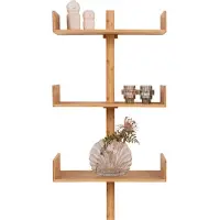 House Nordic | Wandregal Villa naturel Bambus 50x36x25 cm | NADUVI
