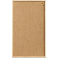 Naga Opslagstavle hessian med traeramme 80 x 60 cm Hessian Natur 80x1,5x60mm (1stk)
