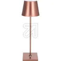 Sigor Akku-Tischleuchte Nuindie 38cm bronzefarben 2,2W FlexMood 2200K/2700K IP54 Ra85 dimmbar 4546301