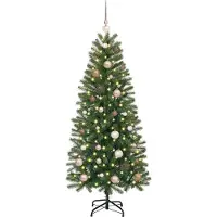vidaXL Kim (mit LEDs und roségoldenen Kugeln)