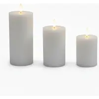 Relaxdays 3x LED-Kerzen