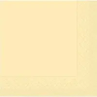 Mank Tissue Serviette Creme, 20 x 20 cm, 300 Stück -