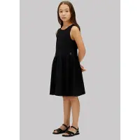 Calvin Klein Sommerkleid LVCKSJH01G Schwarz Regular Fit