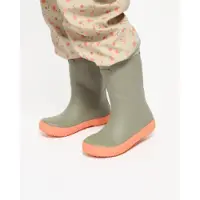 Viking x Kenza Gummistiefel, Light Green/Apricot, 23, Kindergummistiefel, Kinderstiefel, Gummistiefel kinder, Kids
