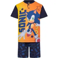 Sonic Pyjama "" in Dunkelblau/ Orange - 104