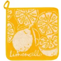 Kracht Küchen Textilien Limoncello Frottier Topflappen 22x22 cm gelb 2er Pack - gelb