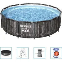Bestway Steel Pro MAX Swimmingpool-Set Rund 427x107 cm