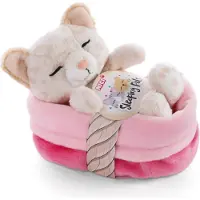 Nici Schlafendes Kätzchen Mit Leopardenmuster Im Teddy 12 Cm Mehrfarbig Mehrfarbig One Size