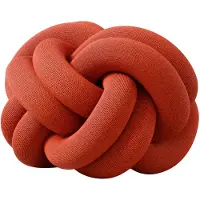 Design House Stockholm - Knot Kissen, orangerot