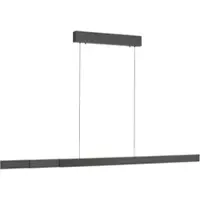 Paul Neuhaus Hängelampe Adriana Square, dimmbar, alu / grau / zink, für Wohn- / Esszimmer, Aluminium, Modern