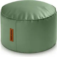 Green Bean Sitzhocker aus Kunstleder - Pouf mit EPS Perlen Füllung - 43 x 30 cm - perfekte Ergänzung zum Sitzsack - Sitzwürfel Sitzkissen Hocker Fußhocker - Dunkelblau