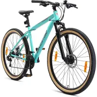 Bikestar Mountainbike 29 Zoll | 19 Zoll Rahmen, 21 Gang Shimano Schaltung, Scheibenbremse | Mint