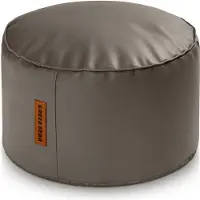 Green Bean Sitzhocker aus Kunstleder - Pouf mit EPS Perlen Füllung - 43 x 30 cm - perfekte Ergänzung zum Sitzsack - Sitzwürfel Sitzkissen Hocker Fußhocker - Dunkelblau
