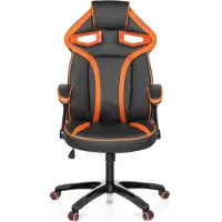 Hjh OFFICE GUARDIAN - Gamingstuhl Schwarz / Orange