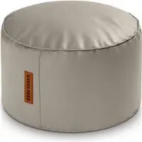 Green Bean Sitzhocker aus Kunstleder - Pouf mit EPS Perlen Füllung - 43 x 30 cm - perfekte Ergänzung zum Sitzsack - Sitzwürfel Sitzkissen Hocker Fußhocker - Dunkelblau