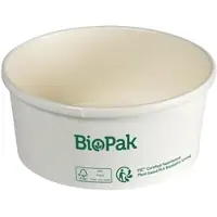 Biopak 525x DUNI Ronda Bowl Slim 350 ml Weiß ungeteilt