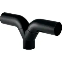 Geberit GE PE Hosent-Stück, nur für senkrechten Einbau, d 110/110/110mm, mit Anschlussbogen, 367458, 1 Stk.