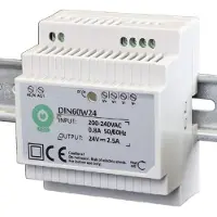 MPL Power Elektro DIN60W24 - Schaltnetzteil, Hutschiene, 60 W, 24 V, 2,5 A