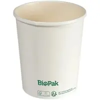 Biopak 525x DUNI Ronda Bowl Slim 950 ml Weiß ungeteilt