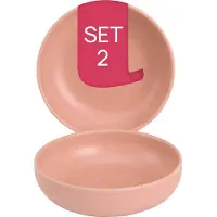James Cooke Bliss, Schale, Ø 16 cm, 2 Stück, rosa Steinzeug