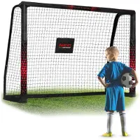 Neo-Sport Fußballtor 180 x 120 x 60 cm NS-463 schwarz und rot