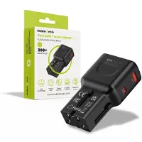 Mobile Origin 35W Travel Adapter, EU/US/UK/AU PW25, black
