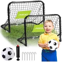 Neo-Sport Bramka do piłki nożnej - zestaw 2 sztuki - 60 x 45 x 25 cm NS-461