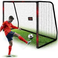 Neo-Sport Fußballtor 300 x 200 x 120 cm NS-473 schwarz und rot