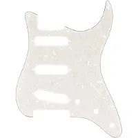 Fender Stratocaster-Schlagbrett im modernen Stil mit 11 Schraublöchern S/S/S White Pearl
