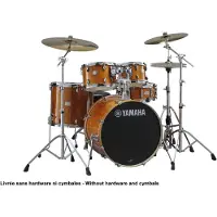Yamaha Stage Custom 5-teiliger 22-Kesselsatz Birke Honey Amber