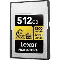 Lexar CFexpress Professional Type-A Gold 4.0 512GB R1800 VGP400