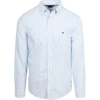 Tommy Hilfiger Flex Poplin Classic Sweet Blue/stripe Größe: XL | Casual hemden Outlet | Herren | Blau