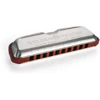 Hohner Golden Melody Progressive Diatonische Dur-Mundharmonika F