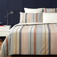 Tommy Hilfiger Perkal Bettwäsche Aspen elfenbein 200x200 cm + 2x 80x80 cm - beige