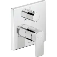 Duravit Fertigmontageset Manhattan UP-Wannen-Einhebelmischer, Sich.Kombi, chrom