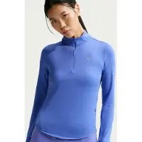 Nike Swift Half-Zip Laufshirt Damen - blau, silber, Größe XL (auch verfügbar in S, M, L)