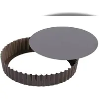 Gobel - Tortenform, rund, geriffelt - antihaftbeschichtet - Hebeboden - Ø 26/24 cm H 2,5 cm - 226432