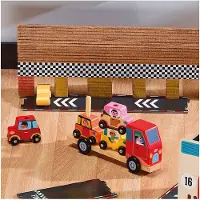 Vilac - Truck with Trailer and Stacking Cars (7636)