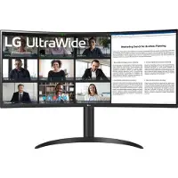 LG UltraWide 34WR55QC-B - LED-Monitor - gebogen - 86.4 cm (34") - 3440 x 1440 UWQHD @ 100 Hz - VA