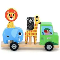 Vilac - Tractor with Trailer and Stacking Animals (7637)