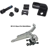 TRP Shifter Adapters Matchmaker adapter kits, rechts, schwarz (1 Set)